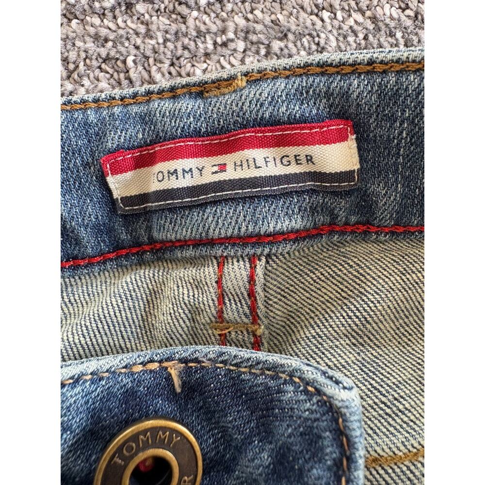 VTG Tommy Hilfiger Jeans Women's 6R (29x30) Blue Boyfriend Fit Y2K Bootcut Denim - Picture 11 of 16